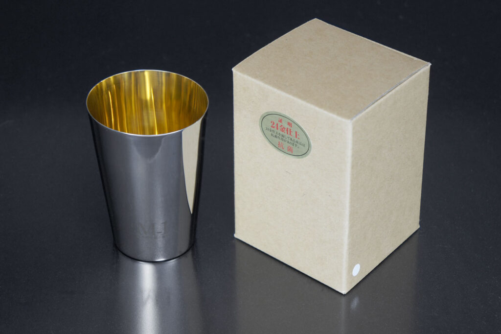 M-1 tumbler S (24-carat gold) (Brown paper box)